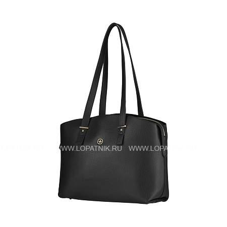 сумка женская wenger rosaelli 14'', черная, полиэстер, 37х29х19 см, 14 л 606494 Wenger