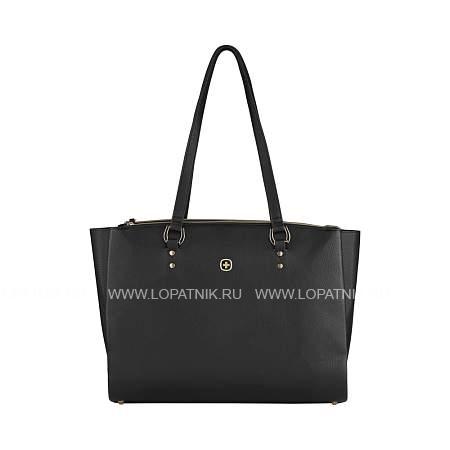 сумка женская wenger rosalyn 14'', черная, полиэстер, 38х29х24 см, 20 л 606495 Wenger