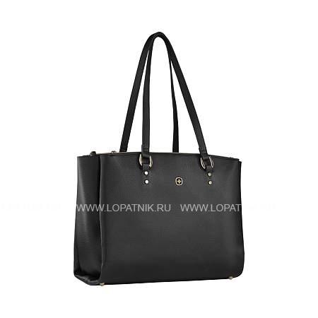 сумка женская wenger rosalyn 14'', черная, полиэстер, 38х29х24 см, 20 л 606495 Wenger