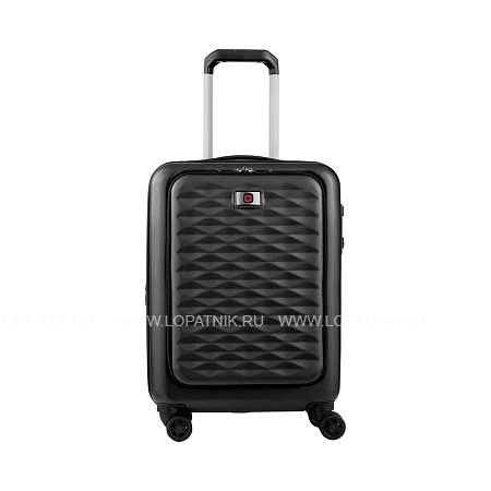 чемодан wenger lumen buisness, черный, поликарбонат, 40 x 55 x 20 см, 36 л 604345 Wenger