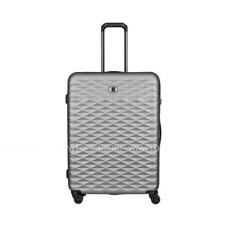 чемодан wenger lumen, серый, поликарбонат, 54 x 29,5 x 75 см, 96 л 604344 Wenger
