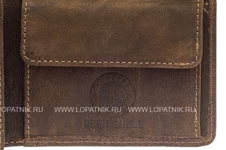 бумажник klondike «peter», натуральная кожа в темно-коричневом цвете, 12 х 9,5 см kd1007-03 KLONDIKE 1896