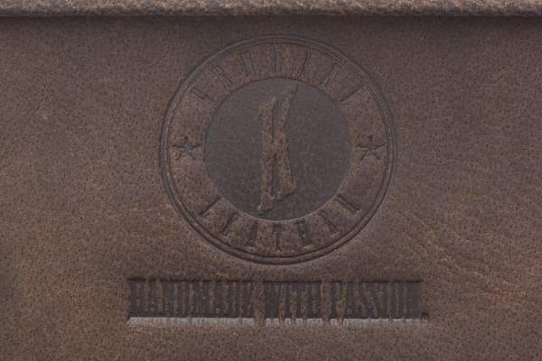 Бумажник KLONDIKE «Don», натуральная кожа в темно-коричневом цвете, 9,5 х 12 см KD1008-03 KLONDIKE 1896, Артикул: KD1008-03 фото №1