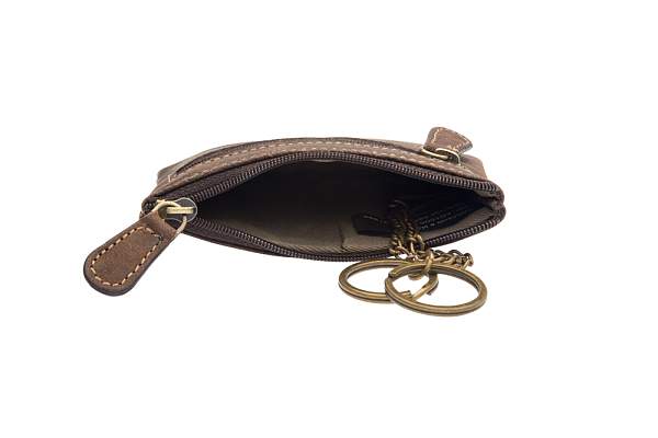 Ключница KLONDIKE «Luke», натуральная кожа в темно-коричневом цвете, 11 х 7,5 см KD1000-03 KLONDIKE 1896, Артикул: KD1000-03 фото №1