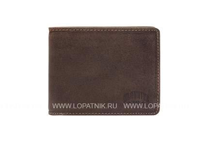 бумажник klondike «john», натуральная кожа в темно-коричневом цвете, 11,5 х 9 см kd1005-03 KLONDIKE 1896