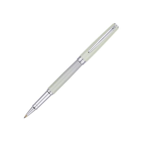 Ручка-роллер Pierre Cardin TENDRESSE, цвет - серебряный и салатовый. Упаковка E. PC2103RP Pierre Cardin, Артикул: PC2103RP фото №1