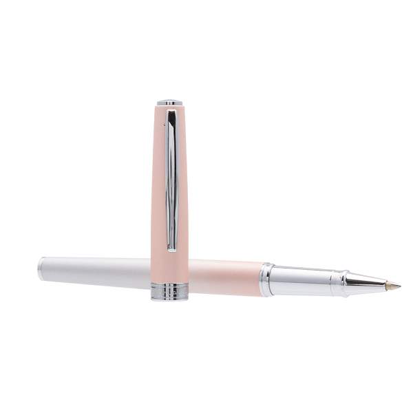 Ручка-роллер Pierre Cardin TENDRESSE, цвет - серебряный и пудровый. Упаковка E. PC2105RP Pierre Cardin, Артикул: PC2105RP фото №1