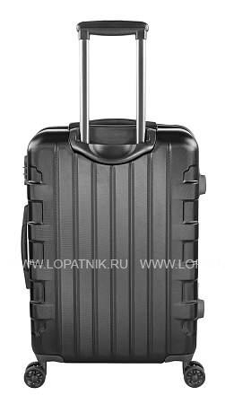 чемодан bugatti galatea, чёрный, поликарбонат / абс-пластик, 46х27,5х67 см, 64,43 л 49709501 BUGATTI