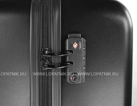 чемодан bugatti kallisto, чёрный, абс-пластик, 35,5х23х53,5 см, 40,25 л 49709001 BUGATTI