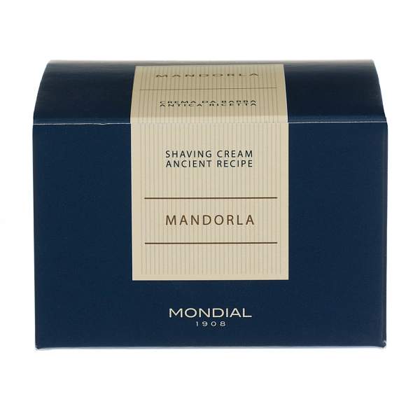 Крем для бритья Mondial "MANDORLA" с ароматом миндаля, деревянная чаша, 140 мл CL-140-M MONDIAL, Артикул: CL-140-M фото №1