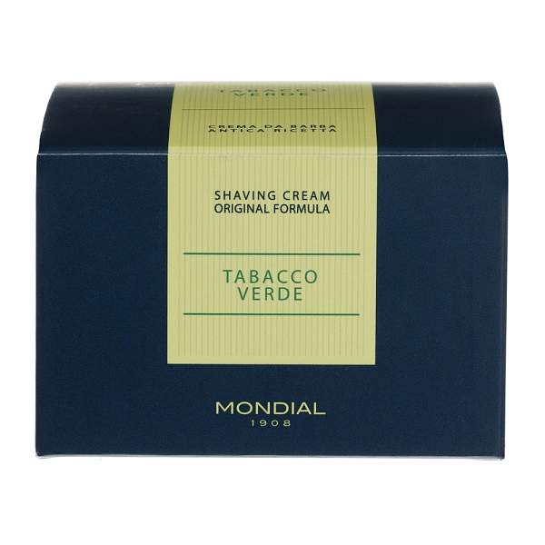 Крем для бритья Mondial "TABACCO VERDE" с ароматом зелёного табака, деревянная чаша, 140 мл CL-140-T MONDIAL, Артикул: CL-140-T фото №1