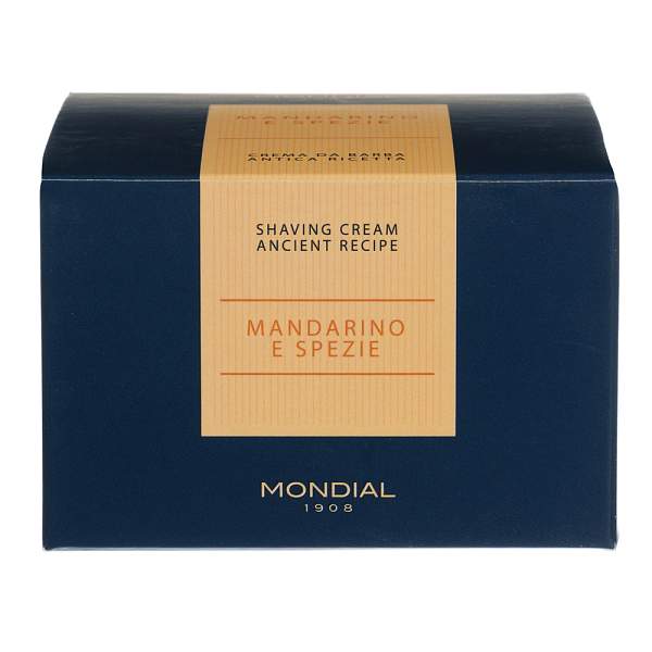 Крем для бритья Mondial "MANDARINO E SPEZIE" с ароматом мандарина и специй, пластиковая чаша, 150 мл CL-150-M/S MONDIAL, Артикул: CL-150-M/S фото №1