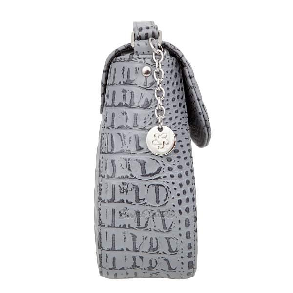 Сумка серый Sergio Belotti 7080 Croco grey Caprice Sergio Belotti, Артикул: 7080 Croco grey Caprice фото №1