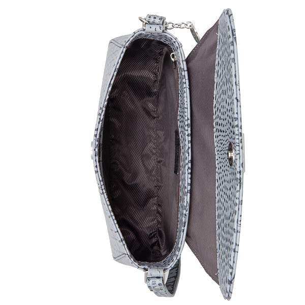 Сумка серый Sergio Belotti 7080 Croco grey Caprice Sergio Belotti, Артикул: 7080 Croco grey Caprice фото №1