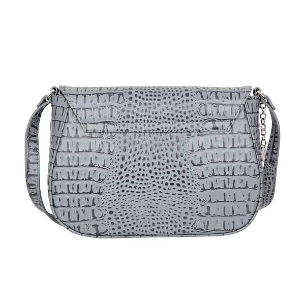 Сумка серый Sergio Belotti 7080 Croco grey Caprice Sergio Belotti, Артикул: 7080 Croco grey Caprice фото №1