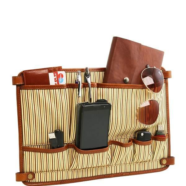 Кожаный умный портфель для ноутбука Alessandria, Коричневый Tuscany, Артикул: TL142067-3 фото №1