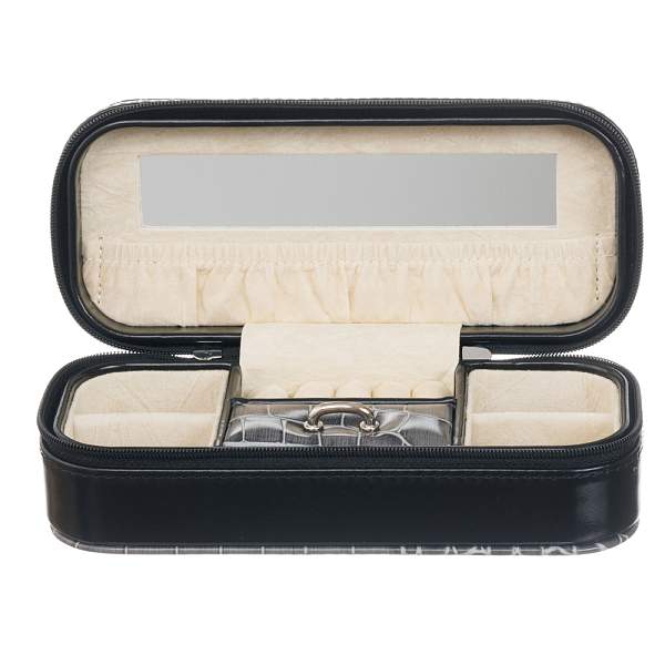 Шкатулка для украшений Jardin D'Ete, цвет антрацит, "рептилия", 18 х 7,8 х 5,5 см P6029 JARDIN D'ETE, Артикул: P6029 фото №1