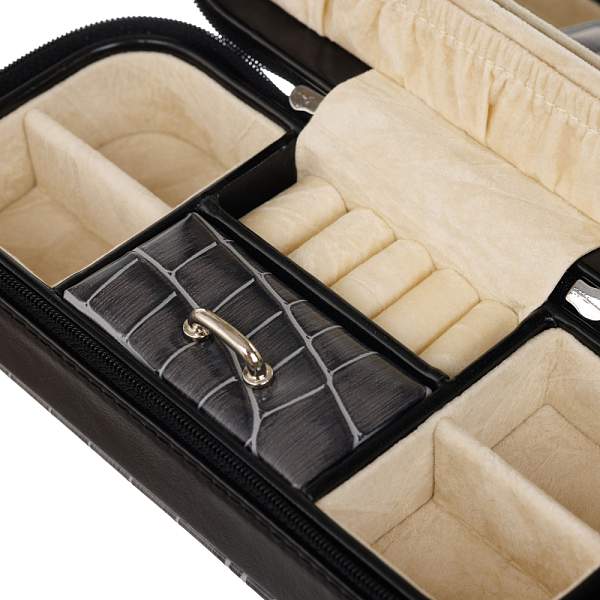 Шкатулка для украшений Jardin D'Ete, цвет антрацит, "рептилия", 18 х 7,8 х 5,5 см P6029 JARDIN D'ETE, Артикул: P6029 фото №1