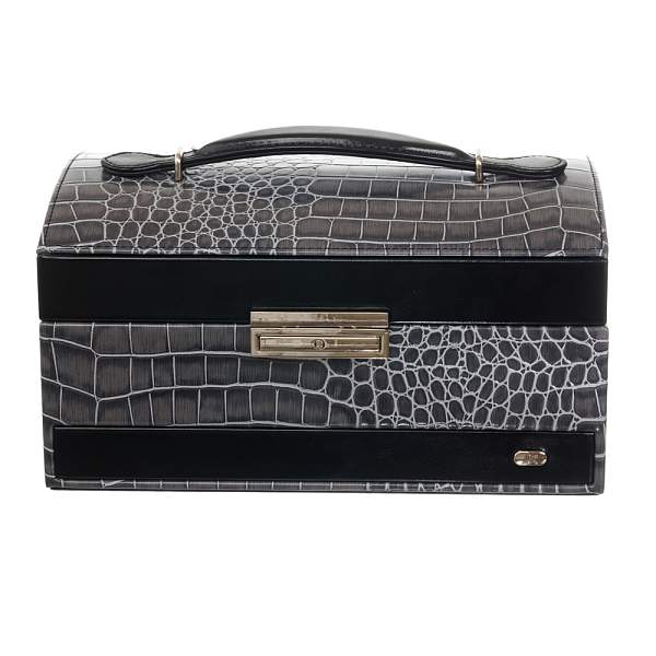 Шкатулка для украшений Jardin D'Ete, цвет антрацит, "рептилия", 24,8 х 16 х 12,5 см P6032 JARDIN D'ETE, Артикул: P6032 фото №1