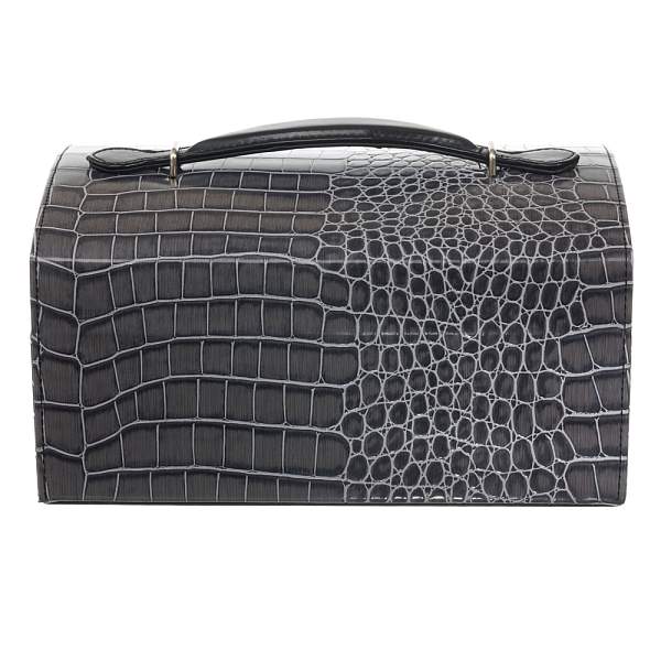 Шкатулка для украшений Jardin D'Ete, цвет антрацит, "рептилия", 24,8 х 16 х 12,5 см P6032 JARDIN D'ETE, Артикул: P6032 фото №1