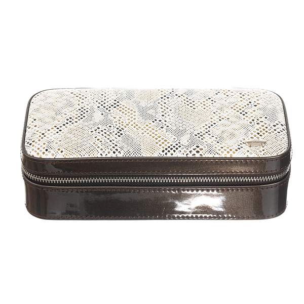 Шкатулка для украшений Jardin D'Ete, цвет бежево-золотистый, "змея", 19,5 х 10 х 6 см P6291 JARDIN D'ETE, Артикул: P6291 фото №1