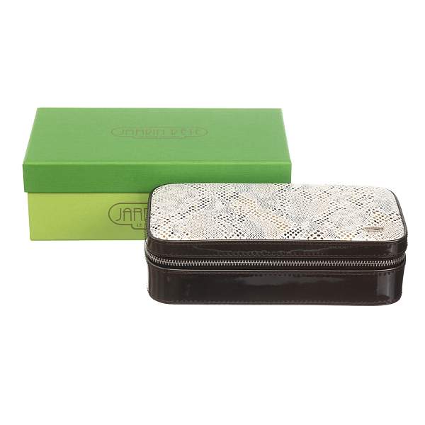 Шкатулка для украшений Jardin D'Ete, цвет бежево-золотистый, "змея", 19,5 х 10 х 6 см P6291 JARDIN D'ETE, Артикул: P6291 фото №1