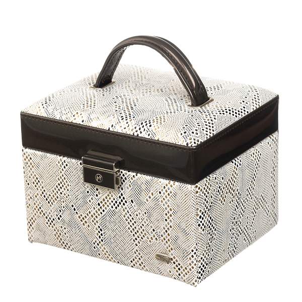 Шкатулка для украшений Jardin D'Ete, цвет бежево-золотистый, "змея", 22 х 16 х 12,8 см P6294 JARDIN D'ETE, Артикул: P6294 фото №1