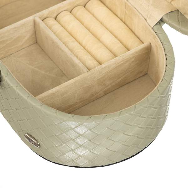 Шкатулка для украшений Jardin D'Ete, цвет фисташковый, 19,8 х 12,8 х 8 см P6296 JARDIN D'ETE, Артикул: P6296 фото №1