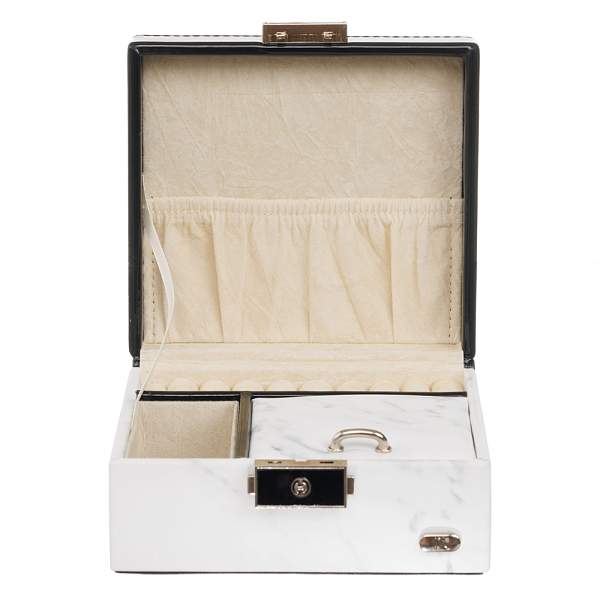 Шкатулка для украшений Jardin D'Ete, цвет белый мрамор, 13,2 х 12,3 х 7,8 см P6269B JARDIN D'ETE, Артикул: P6269B фото №1