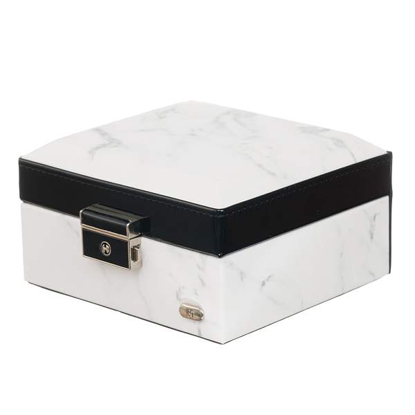 Шкатулка для украшений Jardin D'Ete, цвет белый мрамор, 13,2 х 12,3 х 7,8 см P6269B JARDIN D'ETE, Артикул: P6269B фото №1