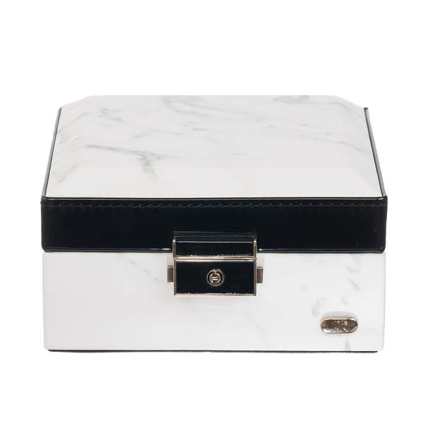 Шкатулка для украшений Jardin D'Ete, цвет белый мрамор, 13,2 х 12,3 х 7,8 см P6269B JARDIN D'ETE, Артикул: P6269B фото №1
