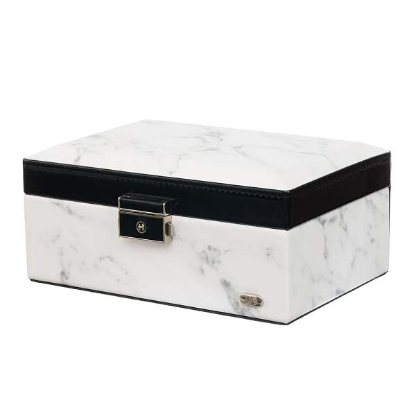 Шкатулка для украшений Jardin D'Ete, цвет белый мрамор, 18,3 х 12,3 х 8,6 см P6270B JARDIN D'ETE, Артикул: P6270B фото №1