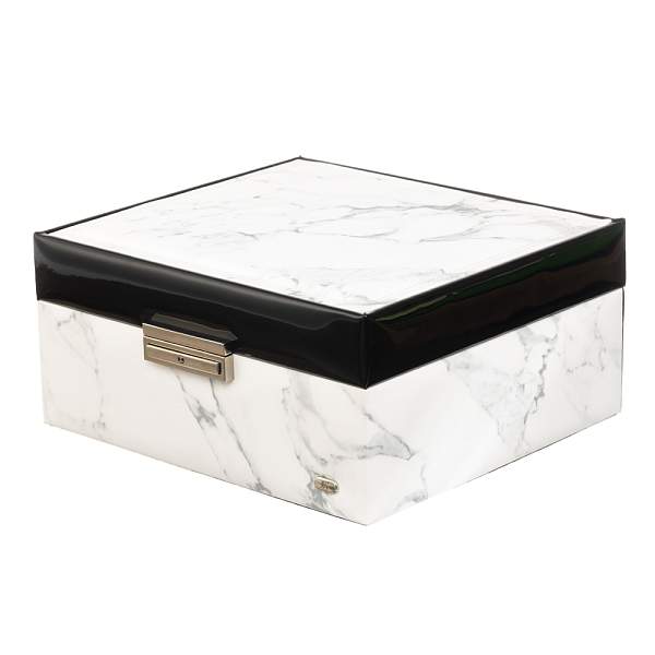 Шкатулка для украшений Jardin D'Ete, цвет белый мрамор, 24,3 х 21,6 х 11,3 см P6271B JARDIN D'ETE, Артикул: P6271B фото №1