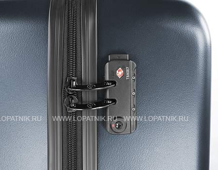 чемодан bugatti kallisto, синий, абс-пластик, 44,5х26х63,5 см, 64,88 л 49709105 BUGATTI