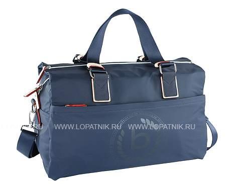 сумка дорожная женская bugatti lido 15'', синяя, полиэстер, 44х19х33 см, 27 л 49360823 BUGATTI