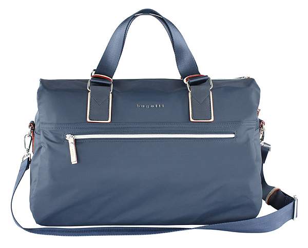 Сумка дорожная женская BUGATTi Lido 15'', синяя, полиэстер, 44х19х33 см, 27 л 49360823 BUGATTI, Артикул: 49360823 фото №1