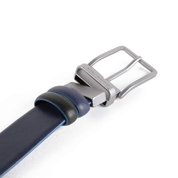 Ремень Piquadro двусторонний черный/синий Piquadro, Артикул: CU4878B2S/NBLU фото №1