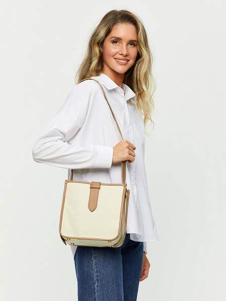 JS-L96662-09 коричневая сумка женская (кожа) Jane's Story Jane's Story, Артикул: JS-L96662-09 фото №1