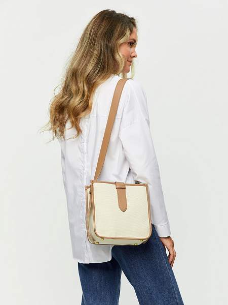 JS-L96662-09 коричневая сумка женская (кожа) Jane's Story Jane's Story, Артикул: JS-L96662-09 фото №1