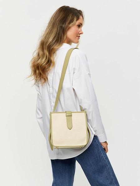 JS-L96662-65 зеленая сумка женская (кожа) Jane's Story Jane's Story, Артикул: JS-L96662-65 фото №1