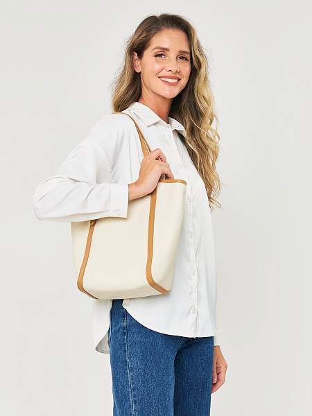 JS-1907-62 белая сумка женская (кожа) Jane's Story Jane's Story, Артикул: JS-1907-62 фото №1