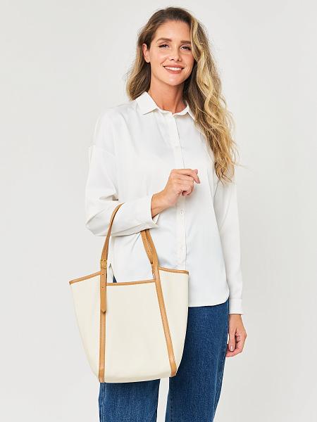 JS-1907-62 белая сумка женская (кожа) Jane's Story Jane's Story, Артикул: JS-1907-62 фото №1