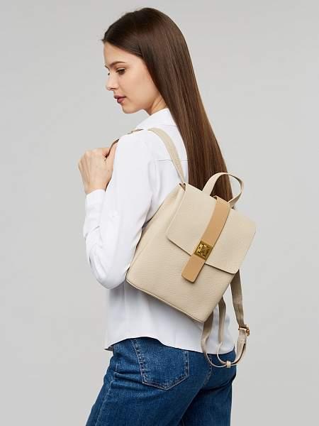 JS-82095-62 белый рюкзак женский (кожа) Jane's Story Jane's Story, Артикул: JS-82095-62 фото №1