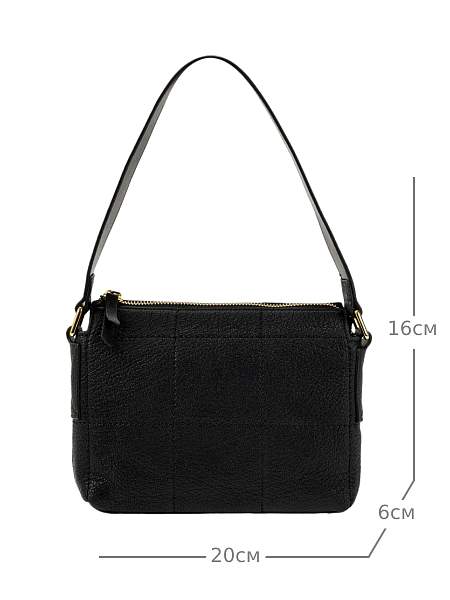 JS-9943-04 черная сумка женская (кожа) Jane's Story Jane's Story, Артикул: JS-9943-04 фото №1