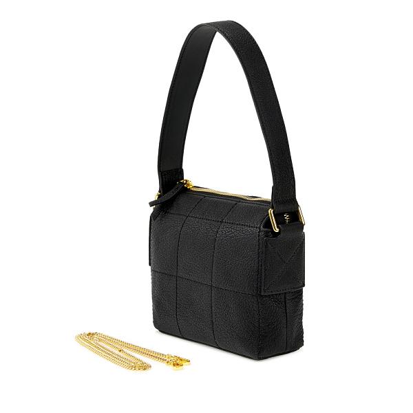JS-9943-04 черная сумка женская (кожа) Jane's Story Jane's Story, Артикул: JS-9943-04 фото №1