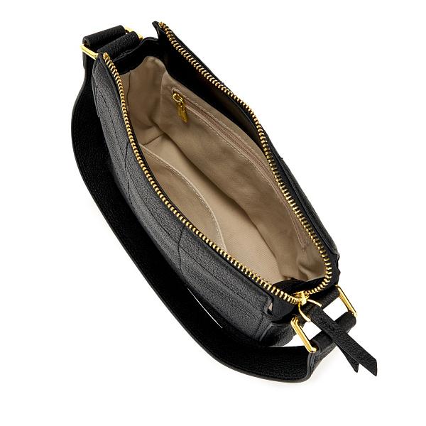 JS-9943-04 черная сумка женская (кожа) Jane's Story Jane's Story, Артикул: JS-9943-04 фото №1