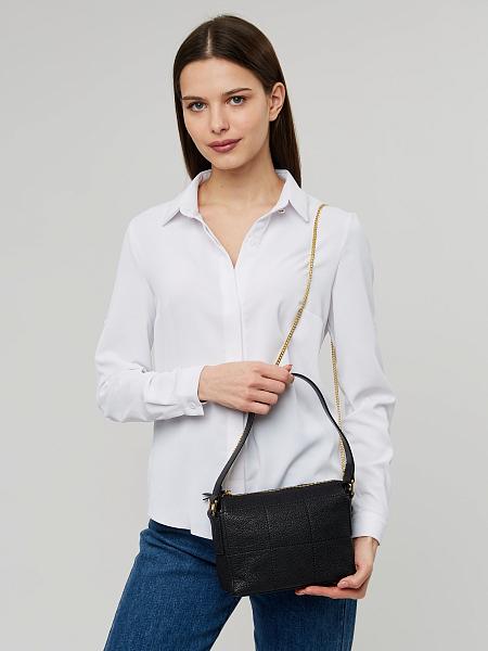 JS-9943-04 черная сумка женская (кожа) Jane's Story Jane's Story, Артикул: JS-9943-04 фото №1