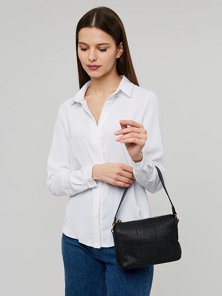 JS-9943-04 черная сумка женская (кожа) Jane's Story Jane's Story, Артикул: JS-9943-04 фото №1