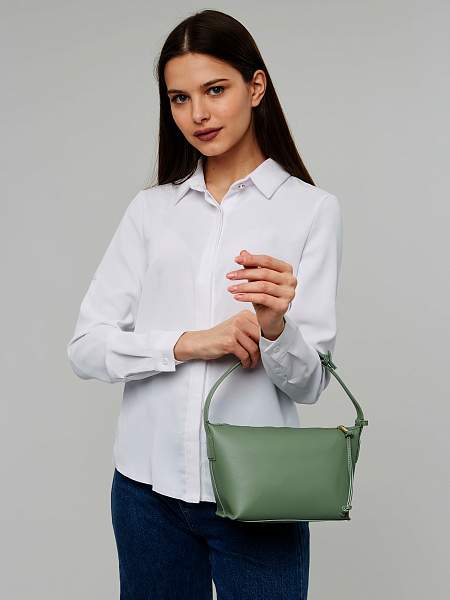 JS-9941-65 зеленая сумка женская (кожа) Jane's Story Jane's Story, Артикул: JS-9941-65 фото №1