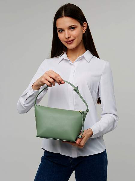 JS-9941-65 зеленая сумка женская (кожа) Jane's Story Jane's Story, Артикул: JS-9941-65 фото №1